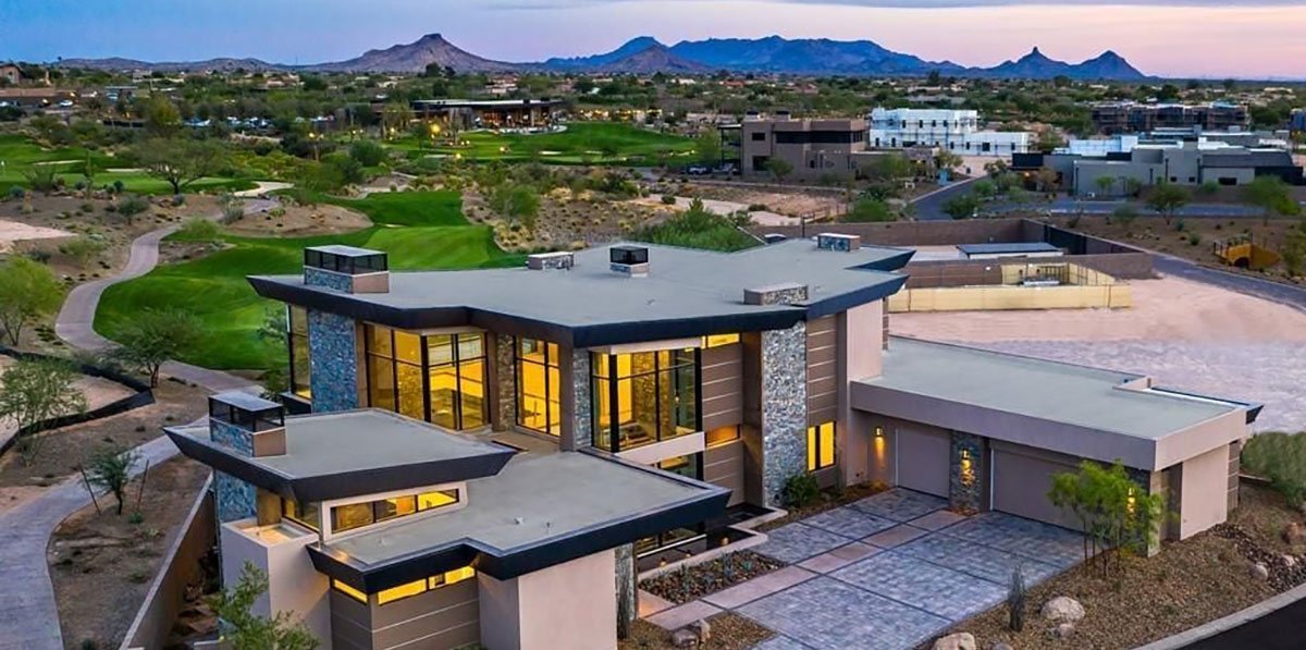 A luxury home and gated community in Scottsdale